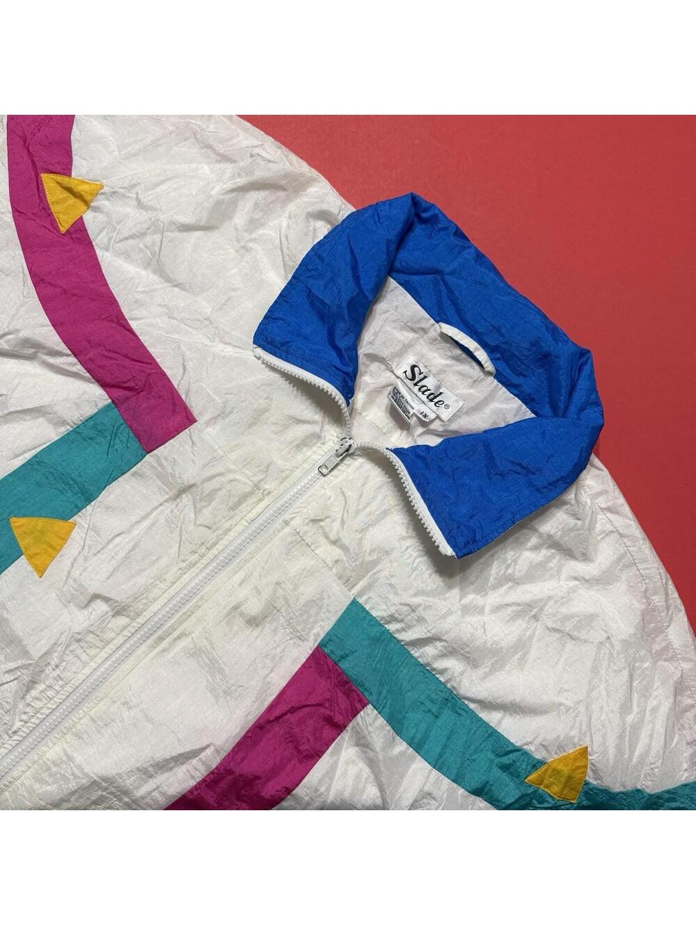 Vintage Windreaker Windbreaker Jacket By Slade Women’s Size 1X